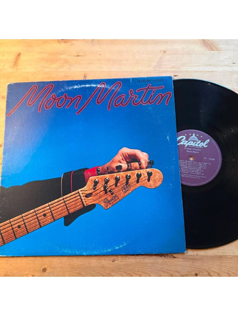 Moon Martin - Street Fever 33rpm VG+ VR24